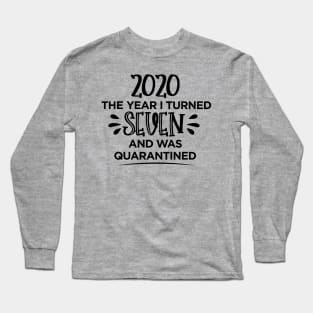 7th Birthday Quarantined Long Sleeve T-Shirt